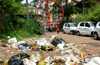 This mess in front of Mangalore BJP office is waiting for Swachh Abhiyan